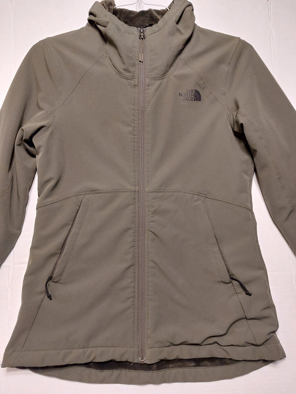 The North Face Women's Hooded Softshell Jacket - Olive
